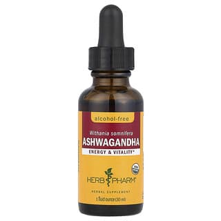 Herb Pharm, Ashwagandha, Sem Álcool, 30 ml (1 fl oz)