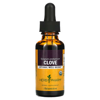 Herb Pharm, Clove，丁香味，1 液量盎司（30 毫升）