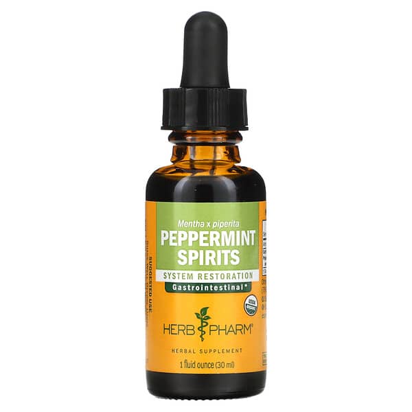 Herb Pharm, Peppermint Spirits, 1 fl oz (30 ml)