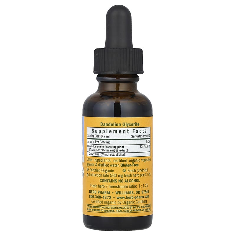 Dandelion, Alcohol-Free, 1 fl oz (30 ml)