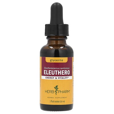 Herb Pharm, Eleutherococcus senticosus, Glycerin, 1 fl oz (30 ml)
