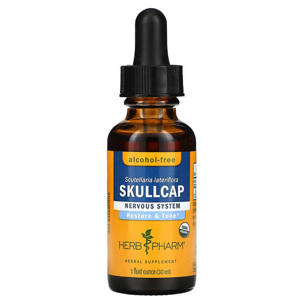 Herb Pharm, Skullcap, AlcoholFree, 1 fl oz (30 ml)