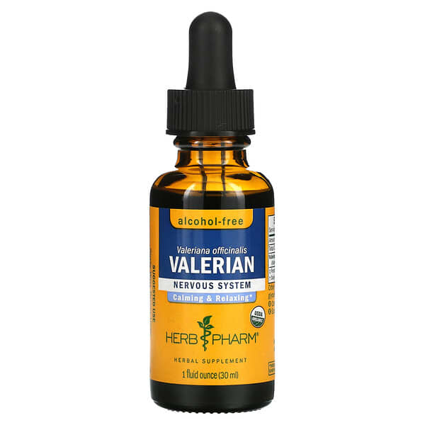 Herb Pharm, Valeriana, Sem Álcool, 30 ml (1 fl oz)