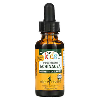 Herb Pharm, Echinacea para Crianças, Sem Álcool, com Sabor de Laranja, 30 ml (1 fl oz)