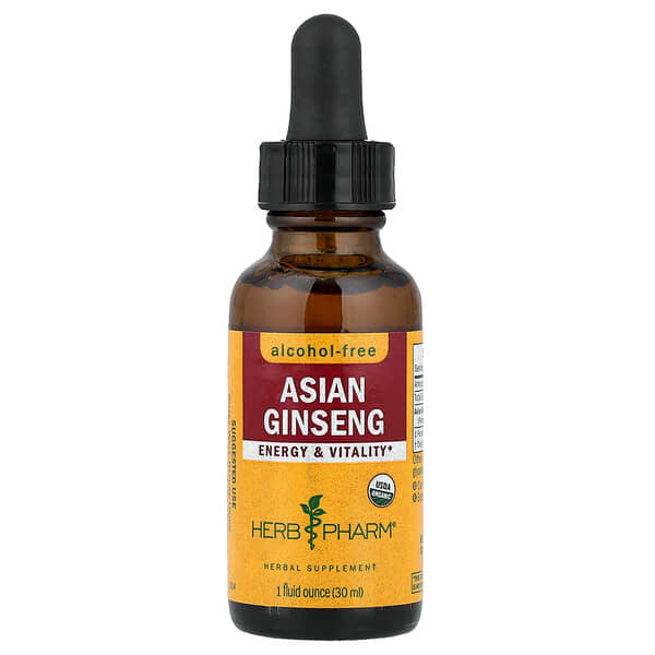 Herb Pharm, Asian Ginseng, Alcohol-Free, 1 fl oz (30 ml) — product photo 1