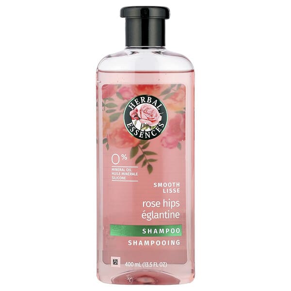 Herbal Essences, 舒緩，洗髮水，玫瑰果，13.5 液量盎司（400 毫升）