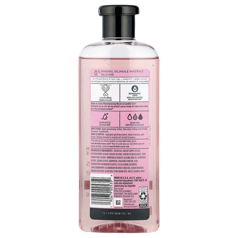 スムースシャンプー、ローズヒップ、400ml