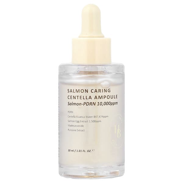 HeveBlue, 연어 케어 센텔라 앰플, 30ml(1.01fl oz)