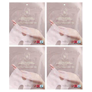 HeveBlue Global, маска для лица с коллагеном и пептидами для пор, 4 шт. по 35 г (1,23 унции)