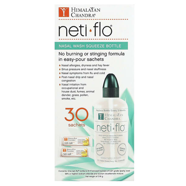 Lavado Nasal Solucion Salina Sinu Cleanse 30 Und + Botella