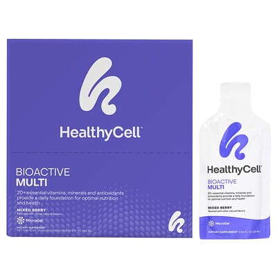 HealthyCell, Bioactive Multi, Mixed Berry, 30 Gel Packs, 0.84 fl oz (25 ml) Each