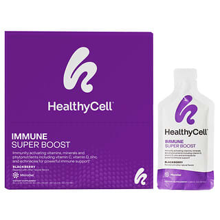 HealthyCell, Immune Super Boost, Blackberry, 30 Gel Packs, 0.84 fl oz (25 ml) Each