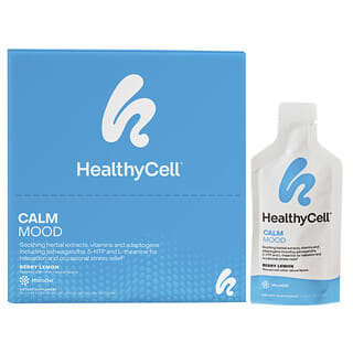 HealthyCell, Calm Mood, Natural Berry Lemon, 30 Gel Packs, 0.85 fl oz (25 ml) Each