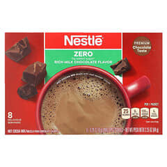 Nestle Hot Cocoa Mix, Mezcla para preparar chocolate caliente, Exquisito sabor a chocolate con leche, 8 sobres, 8 g (0,28 oz) cada uno