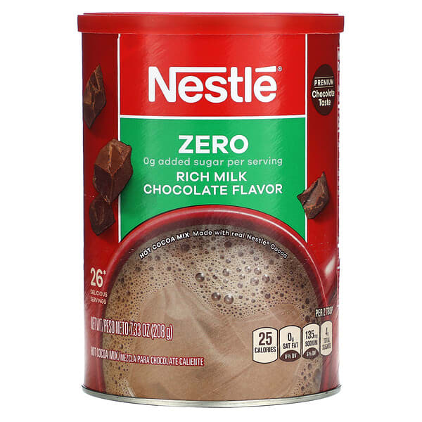 Nestle Hot Cocoa Mix‏, בטעם שוקולד חלב עשיר, 208 גרם (7.33 אונקיות)