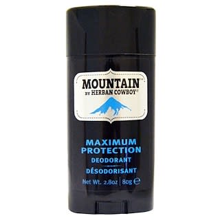 Herban Cowboy, Maximum Protection Deodorant, Mountain, 2.8 oz (80 g)