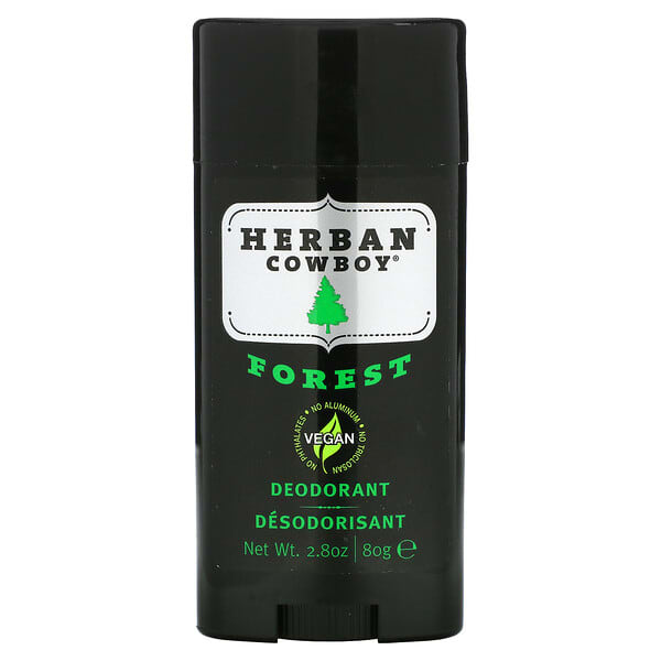 Herban Cowboy, Deodorant, Forest, 2.8 oz (80 g)