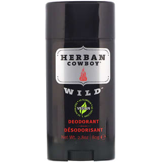 Herban Cowboy, Deodorant, Wild, 2.8 oz (80 g)
