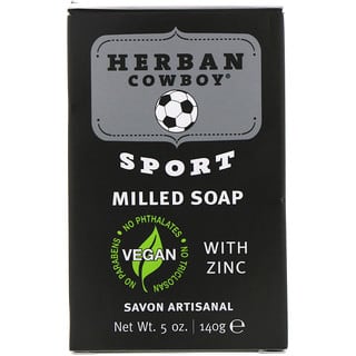 Herban Cowboy, Milled Soap, Sport, 5 oz (140 g)