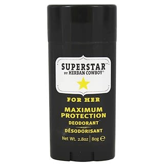 Herban Cowboy, Maximum Protection Deodorant, For Her, Superstar, 2.8 oz (80 g)