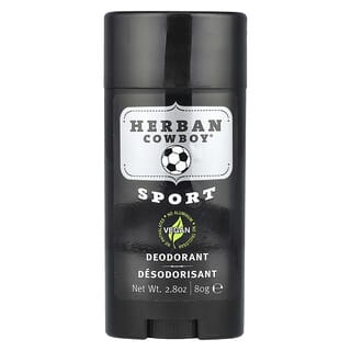 Herban Cowboy, Déodorant protection maximale, « Sport », 80 g (2,8 oz)