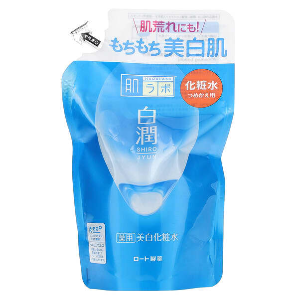 Hadalabo, Shirojyun, Lotion blanchissante, Recharge, 170 ml