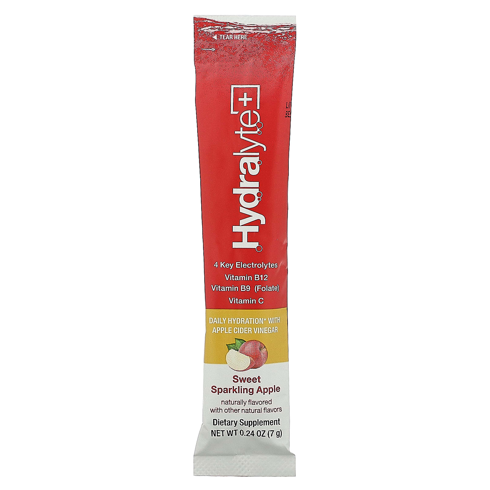 Hydralyte, Hydralyte Plus+, Fizzy Electrolyte Powder, Apple Cider