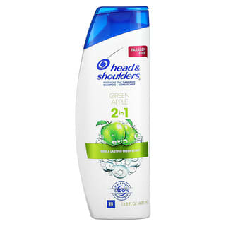 Head & Shoulders, 2 in 1 Shampoo + Conditioner, grüner Apfel, 400 ml (13,5 oz.)