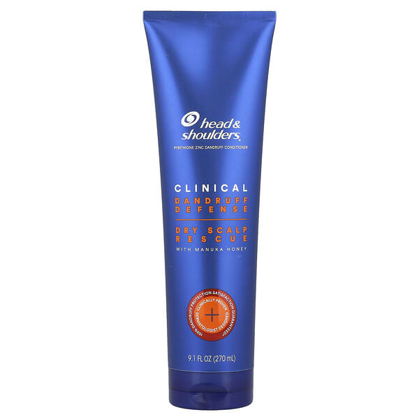 Head & Shoulders, Clinical，頭皮屑防御護髮素，乾性頭皮拯救，9.1 液量盎司（270 毫升）