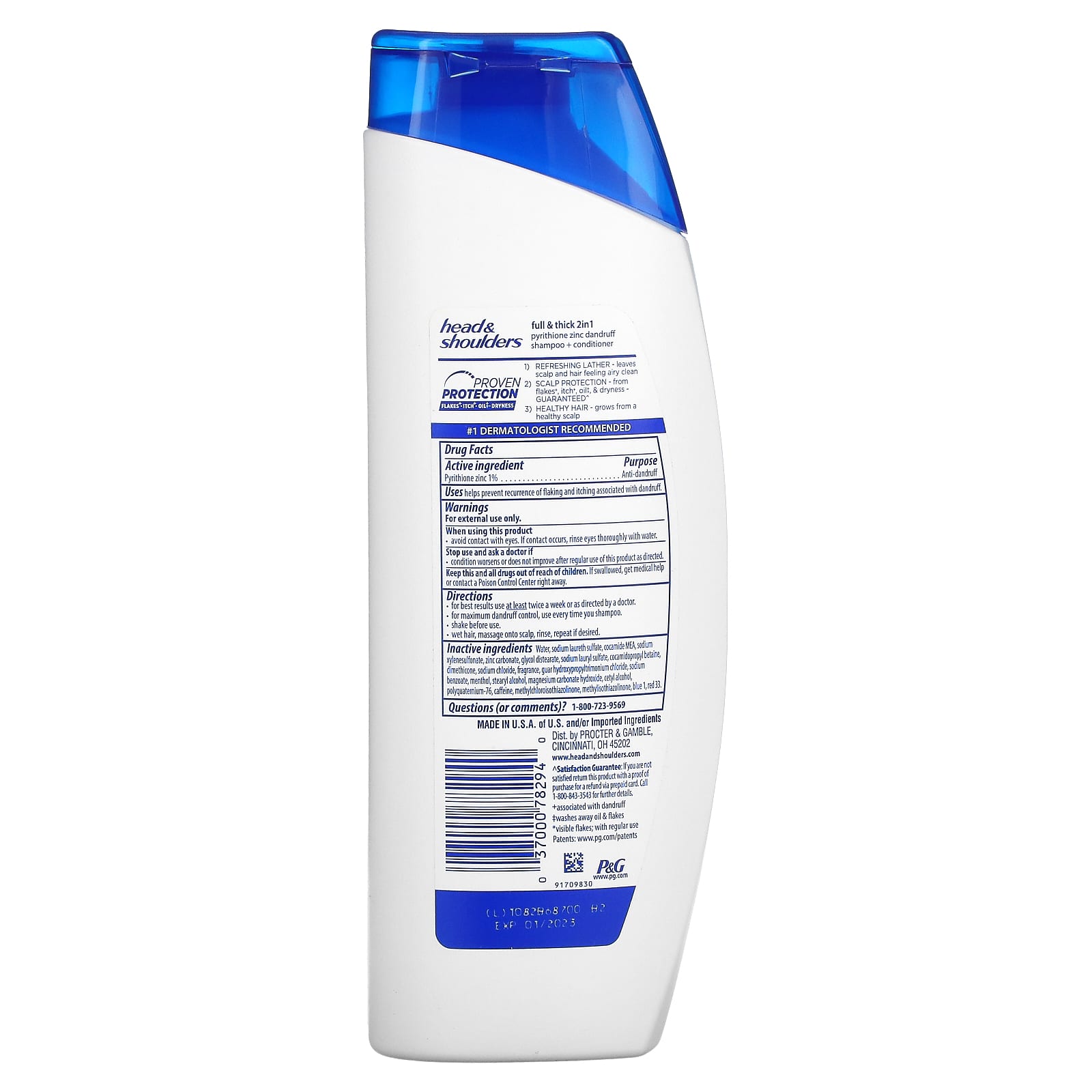 Head & Shoulders, Men Advanced Series, 2 in 1 Shampoo + Conditioner