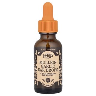 Herbs Etc., Gotas para los oídos con gordolobo y ajo, 30 ml (1 oz. líq.)