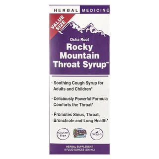 Herbs Etc.‏, Rocky Mountain Throat Syrup™, 8 fl oz (236 ml)