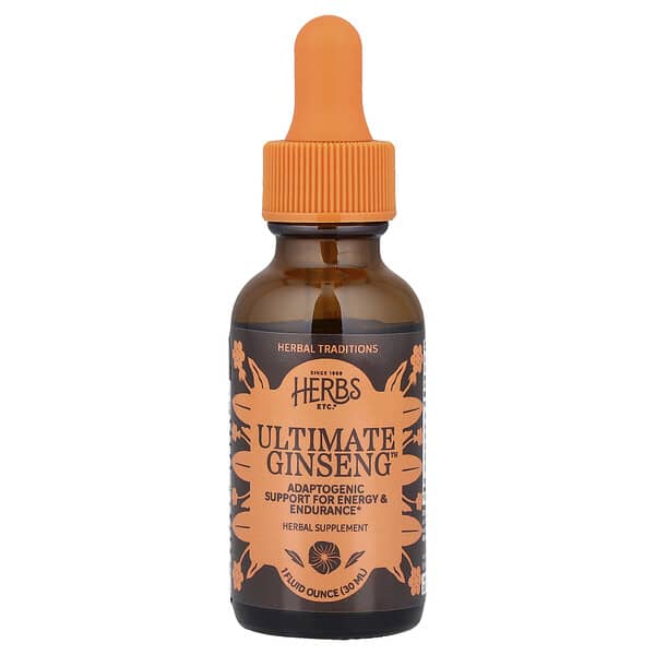 Herbs Etc., Ultimate Ginseng™, 1 fl oz (30 ml)