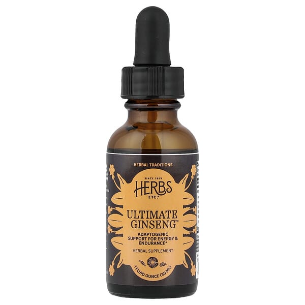 Herbs Etc., Ultimate Ginseng™, 30ml(1fl oz)