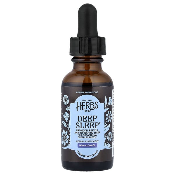 Herbs Etc. Deep Sleep®, Alcohol Free, 1 fl oz (30 ml)