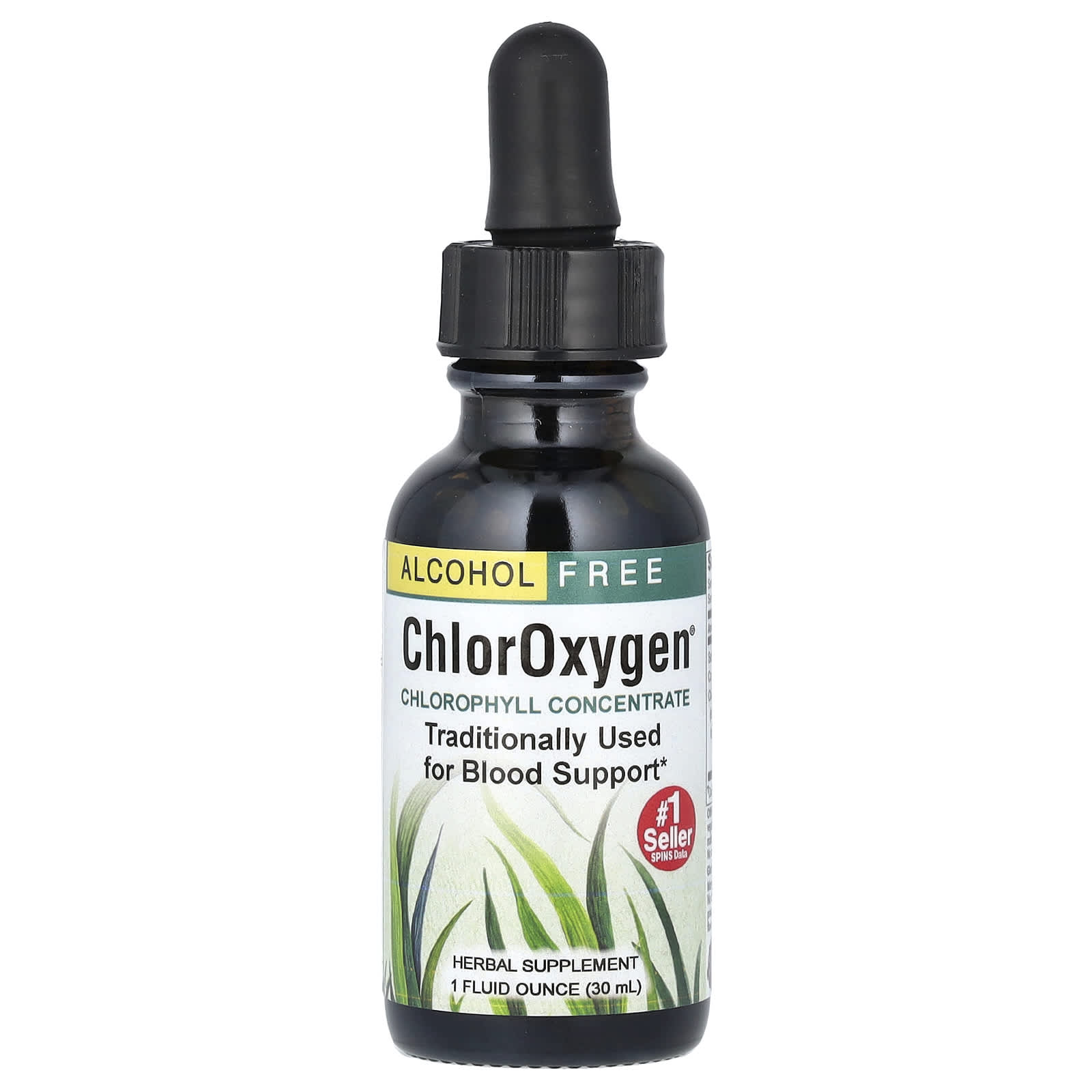 Herbs Etc., ChlorOxygen, Chlorophyll Concentrate, Alcohol Free, 1 fl oz
