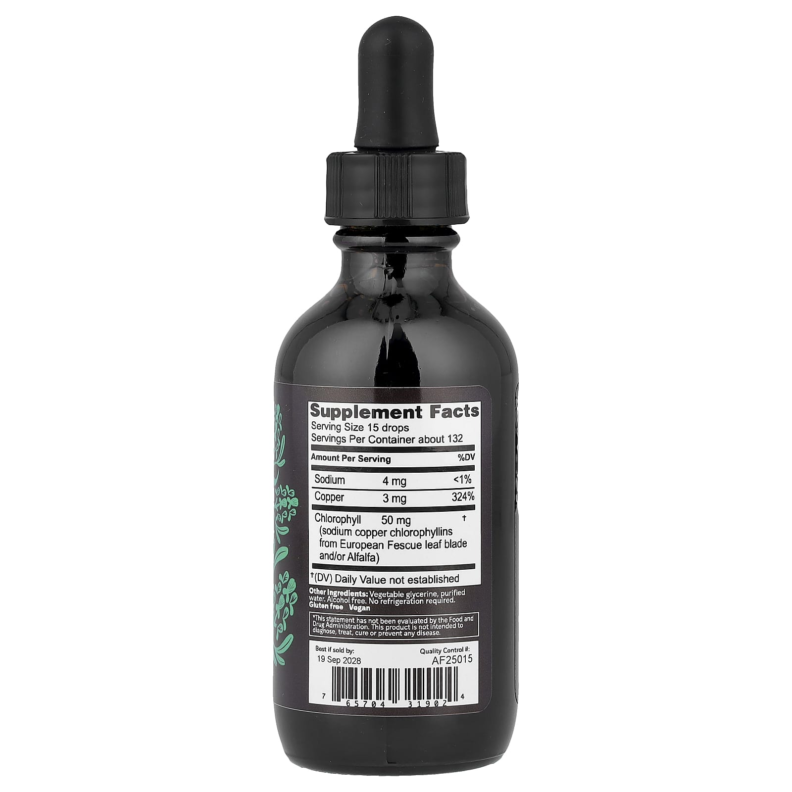 Herbs Etc., ChlorOxygen®, Original, Alcohol Free, 2 fl oz (59 ml)