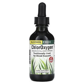 Herbs Etc., ChlorOxygen（クロロオキシジェン）、濃縮クロロフィル、アルコールフリー、59ml（2液量オンス）