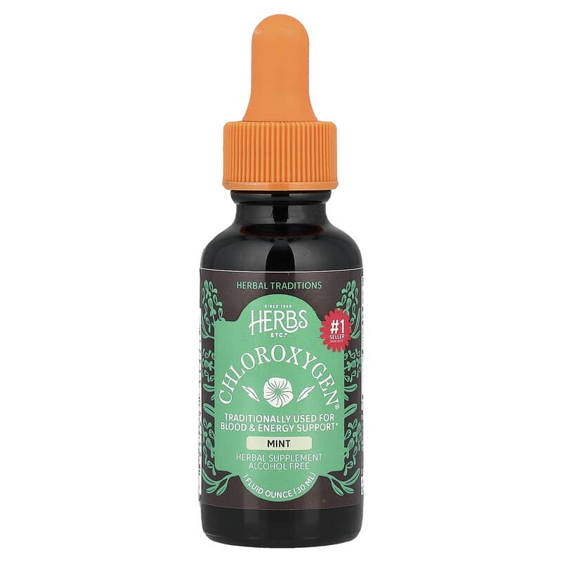 ChlorOxygen®, Chlorophyll Concentrate, Alcohol Free, Mint, 1 fl oz