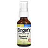 Spray calmante para la garganta de Singer, Sin alcohol, Limón y miel, 30 ml (1 oz. Líq.)