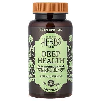 Herbs Etc., Deep Wellness®, 60 Softgels