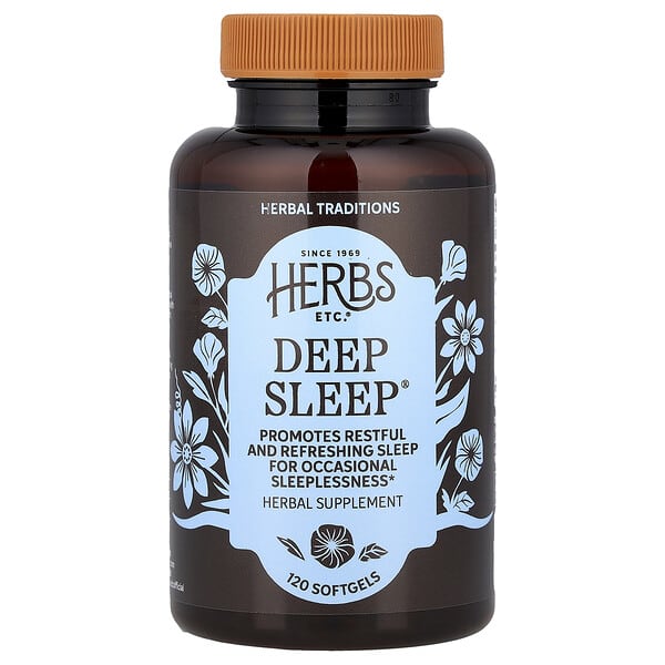 Herbs Etc. Deep Sleep®, 120 Softgels