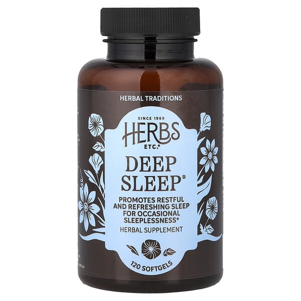 Herbs Etc., Deep Sleep®, 120 Softgels
