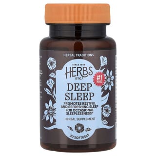 Herbs Etc., Deep Sleep®, 30 capsules à enveloppe molle