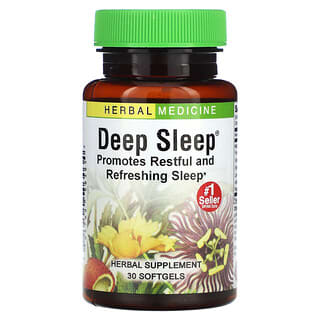 Herbs Etc., 深度睡眠，30 粒軟凝膠