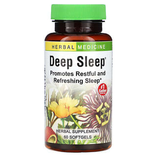 Herbs Etc., Deep Sleep, 60 schnell wirkende Weichkapseln