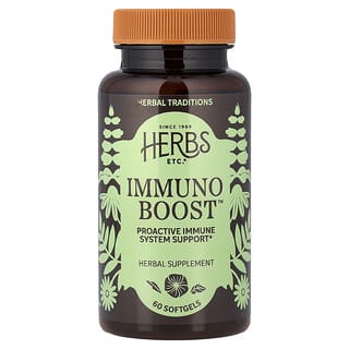 Herbs Etc., ImmunoBoost™, 소프트젤 60정