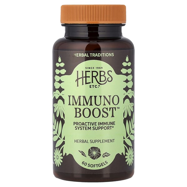 Herbs Etc. ImmunoBoost™, 60 Softgels