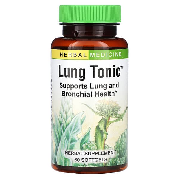 Herbs Etc., Lung Tonic, Lungentonikum, 60 Weichkapseln