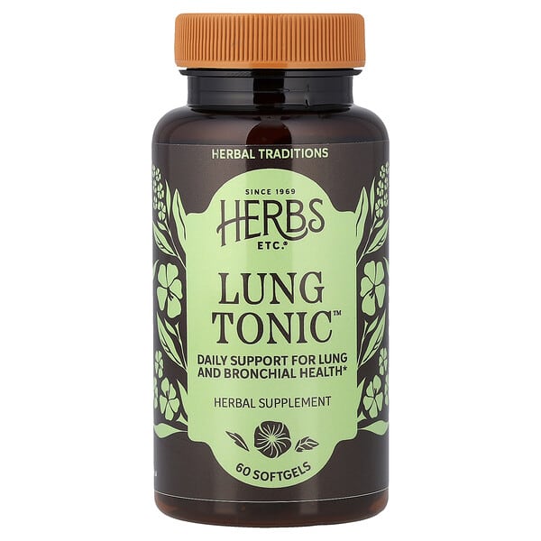 Herbs Etc. Lung Tonic™, 60 Softgels